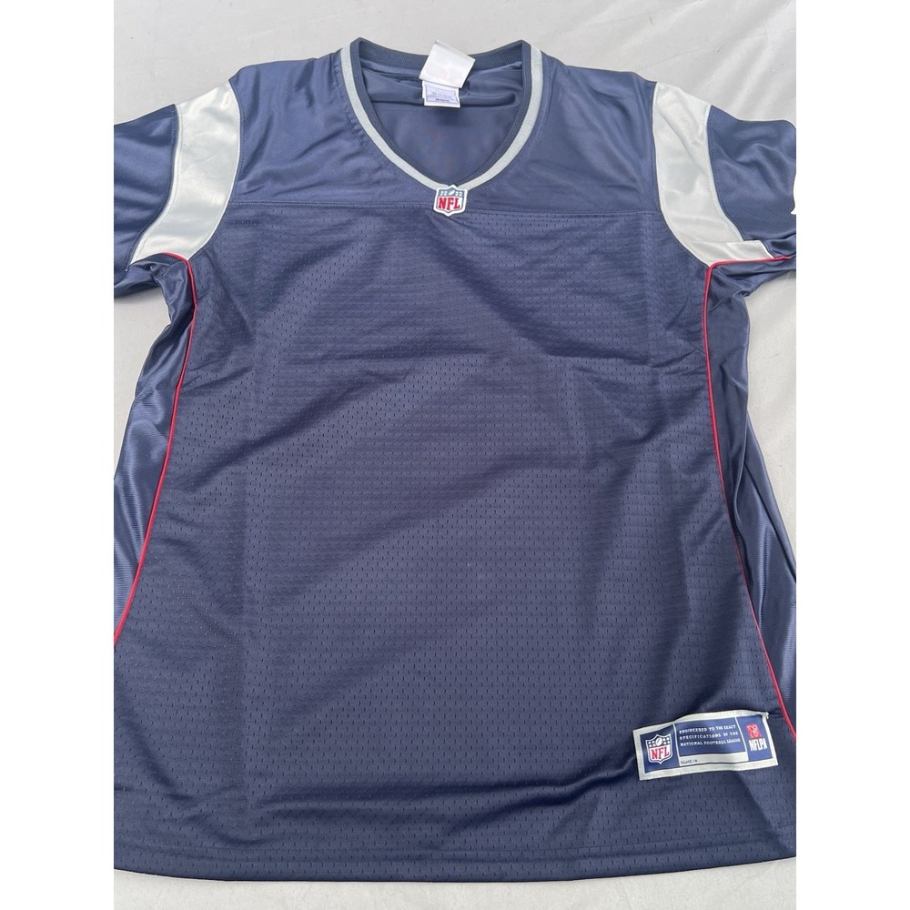 New NFL Pro Line New England Patriots Blank Jersey Blue Women‎ Size Medium